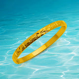 Vintage Wedding Jewelry 24k Plated Bracelets Bangles for Women
