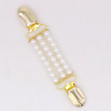 Pearl Sweater Clip Ladies Shawl Scarf Silk Scarf Button Cardigan Cinch Clip