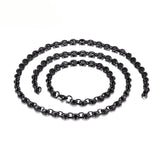 Stainless Steel Coffee Bean Chain Necklace Unisex