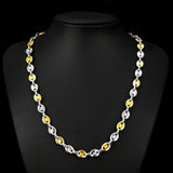 Stainless Steel Coffee Bean Chain Necklace Unisex