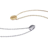Coffee Beans Pendant Thin Chain Choker Mini Bean Charms Link Chain Jewelry