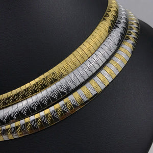 Stainless Steel Chokers Collar Necklace Women Jewelry