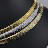 Stainless Steel Chokers Collar Necklace Women Jewelry