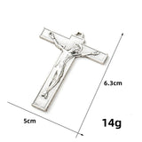 Cross Pendant Crystal Necklace Christian Jewelry Crucifix 3Pcs/Lot