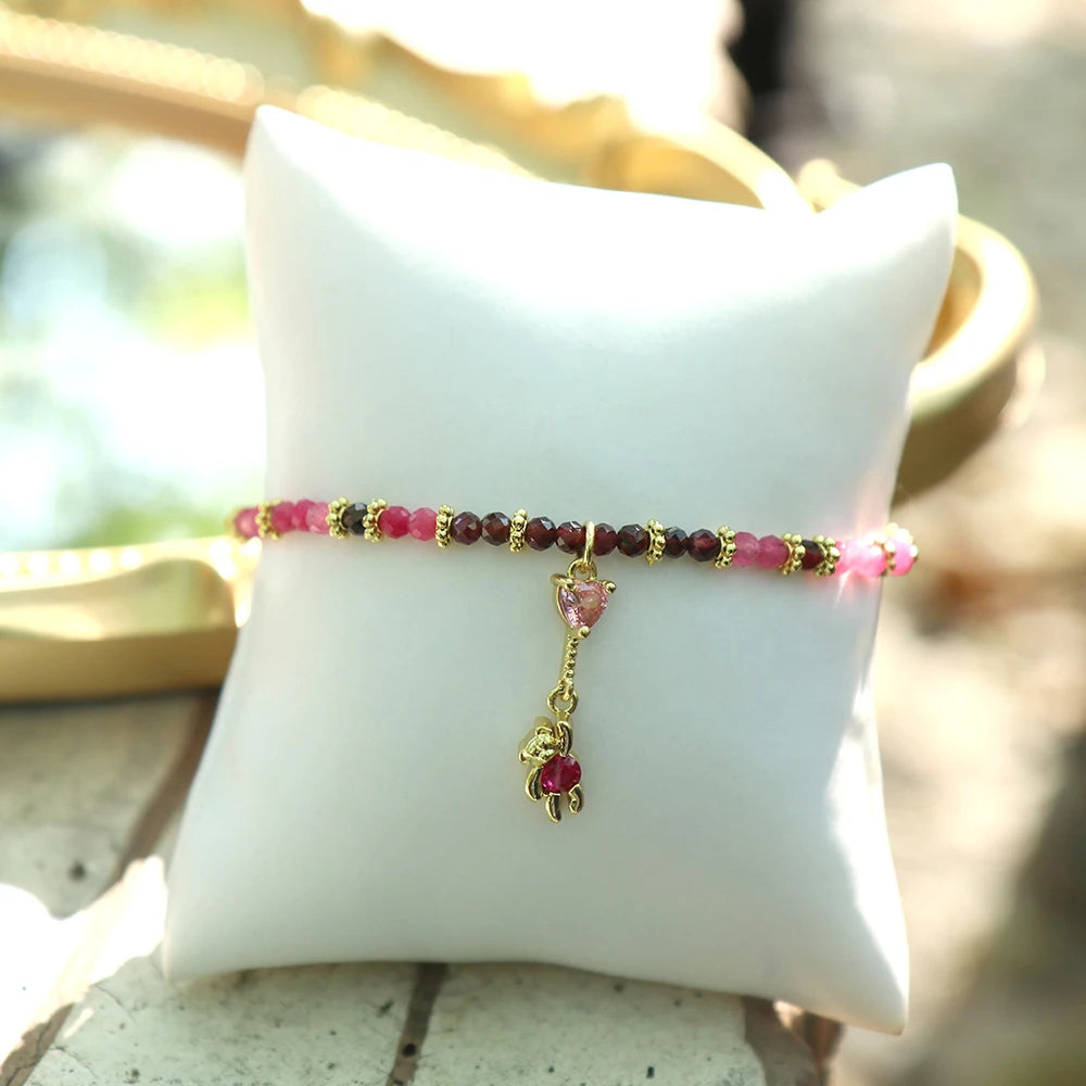 Zircon Bear Bracelet Lucky Jewelry for Women