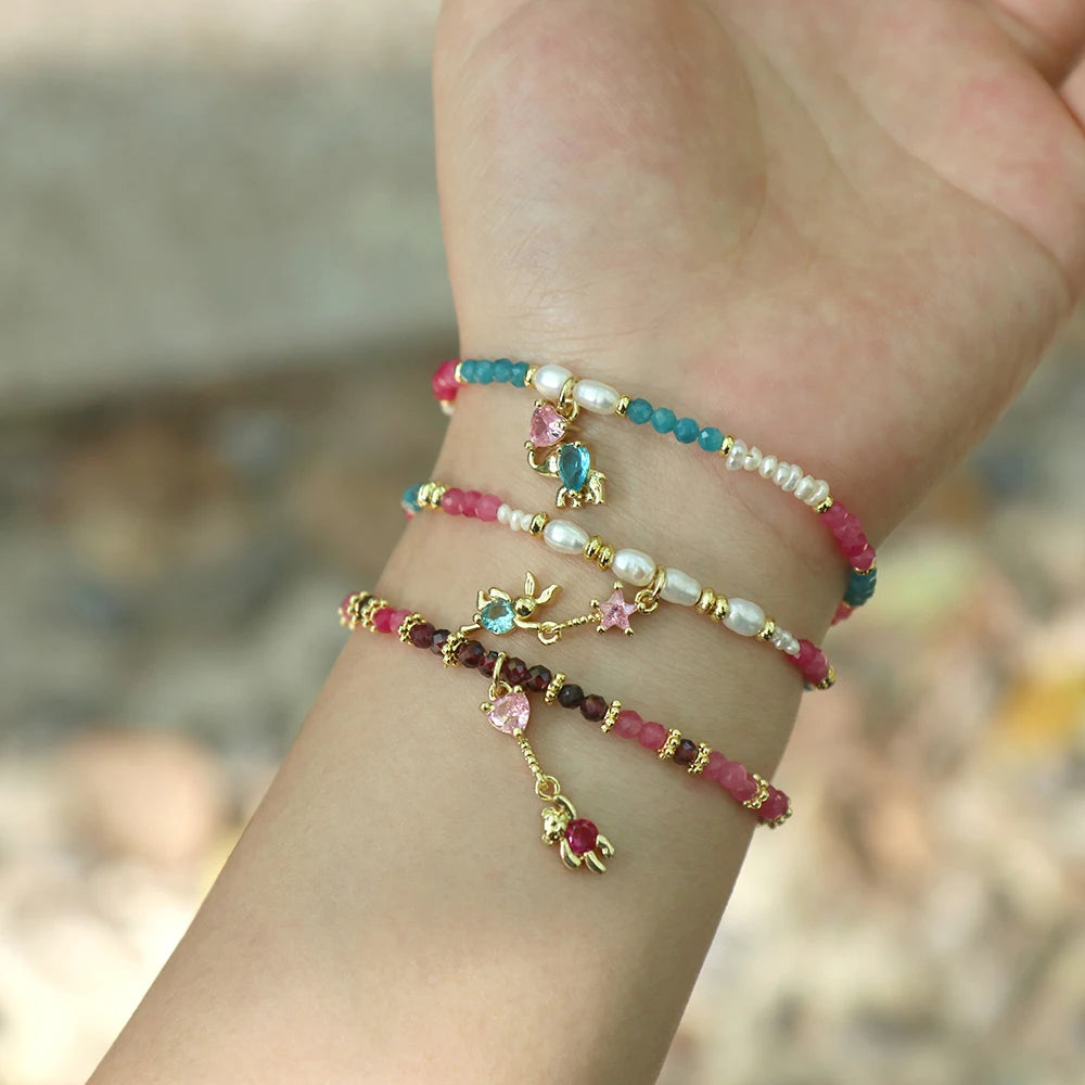 Zircon Bear Bracelet Lucky Jewelry for Women