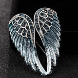 Colorful Angel Wings Brooch Christmas Hijab Accessories Women's Pin Brooch
