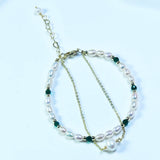 Colorful Pearl Beaded Bracelet for Women, Handcrafted Charms Jewelry