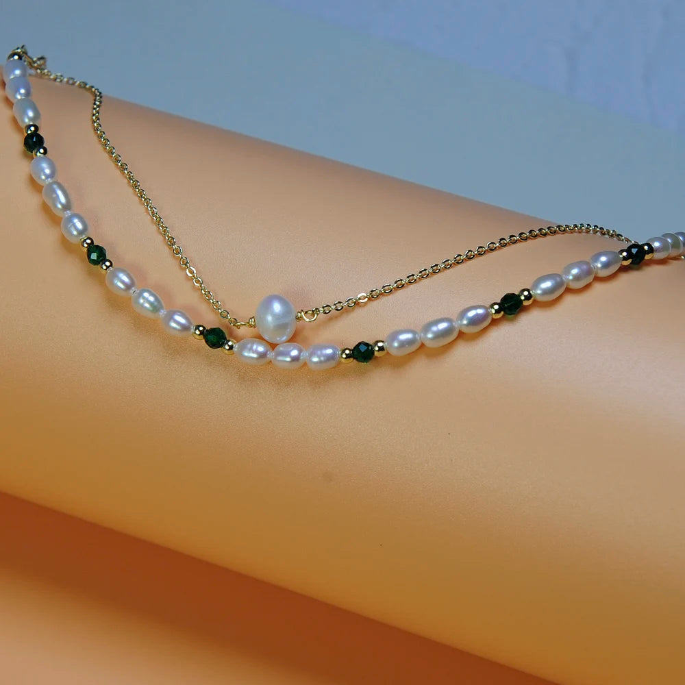Colorful Pearl Beaded Bracelet for Women, Handcrafted Charms Jewelry