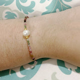 Crystal Beads Bracelet Boho Arm Accessories Rainbow Friendship
