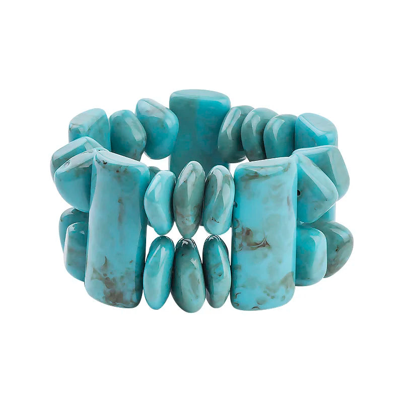 Colorful Stretch Wide Bracelets for Women