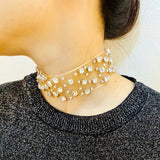 Bridal Choker Necklace Rhinestone Women Wedding Accessories