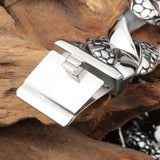 Snake Skin Bracelet Biker 316 Stainless Steel Hot Polishing Jewelry