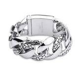 Snake Skin Bracelet Biker 316 Stainless Steel Hot Polishing Jewelry