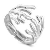 Coral Shape Chunky Bracelet Cuff Bangle Jewelry for Girls