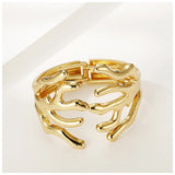 Coral Shape Chunky Bracelet Cuff Bangle Jewelry for Girls