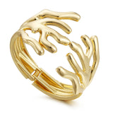 Coral Shape Chunky Bracelet Cuff Bangle Jewelry for Girls