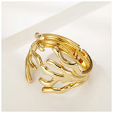 Coral Shape Chunky Bracelet Cuff Bangle Jewelry for Girls