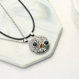Sun Moon Heart Magnetic Couple Necklace