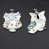 Natural Abalone Shell Pendant Charms for DIY Jewelry Making