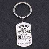 Grandpa Keychain: Most Awesome Grandpa, Love You Forever