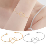 Irregular Metal Bracelet for Women, Altimeter for Hiking