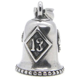 Motorcycle Cross Bell Pendant Necklace for Men