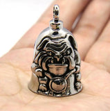Motorcycle Cross Bell Pendant Necklace for Men
