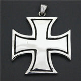 Big Jesus Polising Biker Pendant Mens Stainless Steel Pendant