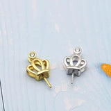 Crown Pendant Mountings, Hot Settings Jewelry Parts