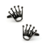 Crown Style Men's Cufflinks Metal Electroplated Sleeve Needles