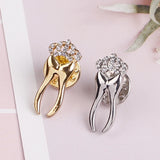 Crown Tooth Shape Brooch Alloy Crystal Brooches Dentist Gift Women Girls