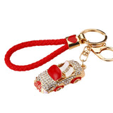 Crystal Car Key Chain Pendant Charm Women Handbag Pendant