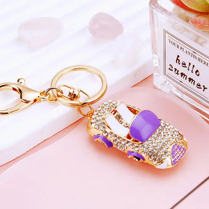 Crystal Car Key Chain Pendant Charm Women Handbag Pendant