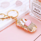 Crystal Car Key Chain Pendant Charm Women Handbag Pendant