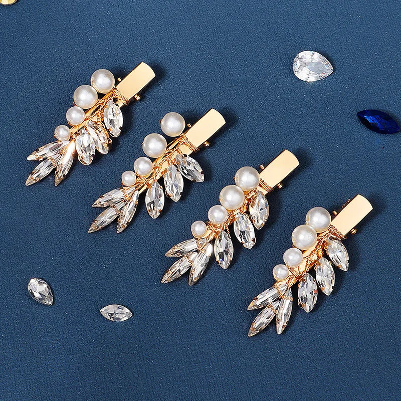 Crystal Barrettes Hair Clips for Women Girls