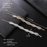 Women's Crystal Wedding Bangle Hand Jewelry