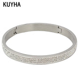 Crystal Cuff Bracelet Bangles for Women
