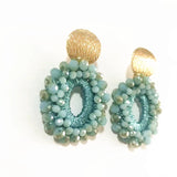 Crystal Earrings For Women Baroque Drop Jewelry Boucle D'oreille