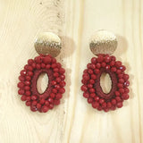 Crystal Earrings For Women Baroque Drop Jewelry Boucle D'oreille