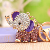 Elephant Car KeyChain Animal Keyring Charm Women Bag Jewelry
