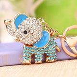 Elephant Car KeyChain Animal Keyring Charm Women Bag Jewelry