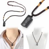 Tourmaline Stone Pendant Necklace Healing Crystal Specimen