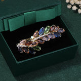 Zircon Flower Spring Hair Clip for Women - Crystal Hair Accessories