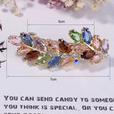 Zircon Flower Spring Hair Clip for Women - Crystal Hair Accessories