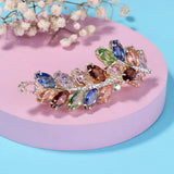 Zircon Flower Spring Hair Clip for Women - Crystal Hair Accessories