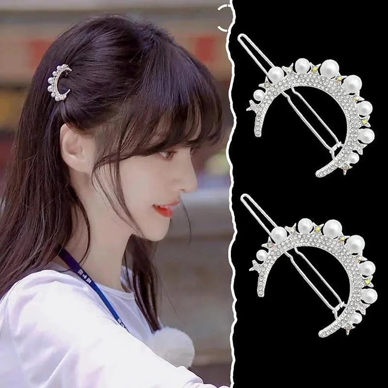 Crystal Hair Clips Snowflake Butterfly Flower Rhinestone Hair Accessories
