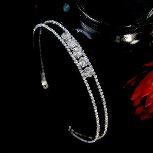 Crystal Headband Wedding Hair Accessory Ladies Bridal Headdress Crown