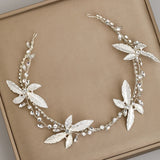 Crystal Butterfly Headband Rhinestone Bridal Wedding Tiara Hair Ornament