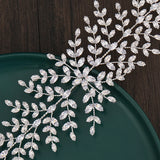 Crystal Silver Headband Wedding Hair Accessories Bridal Zircon Tiara Headpiece